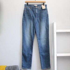 Madewell The Tall Perfect Vintage Jean in Blue Decatur Wash Size 28 Tall NWT